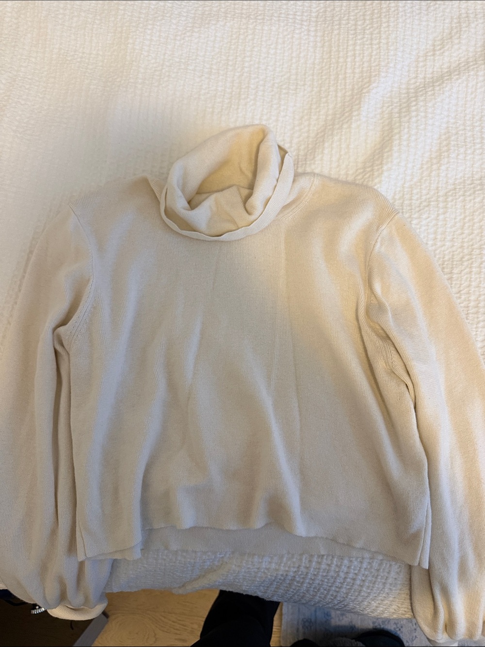 Wilfred Cream Turtleneck Sweater